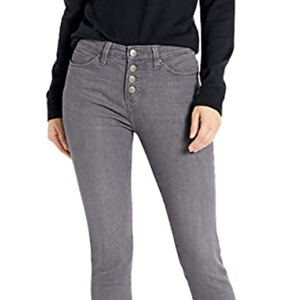 Nouveauté Pantalon en jean en coton de haute qualité pour femmes, tenue décontracté et confortable avec design élégant et logo sur la taille XL - Product Image 5