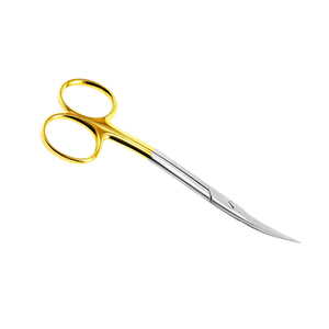 กรรไกรสแตนเลสสตีลจากเยอรมันสำหรับทันตกรรม115มม. กรรไกรตัดเหงือกฟันแบบโค้งคู่กรรไกรเล็มเหงือกแบบมืออาชีพ - Product Image 6