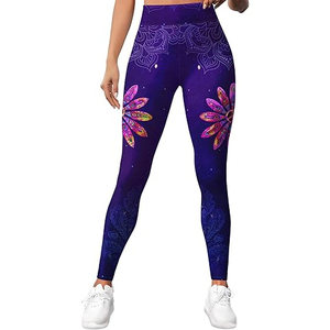 Women's High Quality <b>Rhinestone</b> <b>Leggings</b> Elastic Waist Premium Design Full Length Quick Dry Waterproof Customizable Colors Logo - Product Image 2