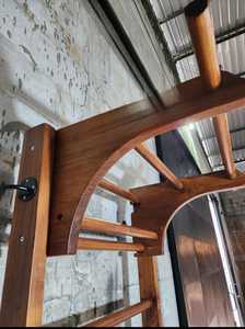 Barre de traction murale en bois de teck et acajou, style moderne, écologique, personnalisable avec logo, pour exercices de triceps – Offre spéciale - Product Image 6