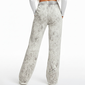 Pantalones Deportivos de Pierna Ancha, Corte Holgado, Lavado Desteñido, Hechos a Medida, de Alta Calidad, Ropa Casual, Cómodos para Mujer - Product Image 5