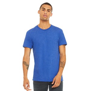 T-shirts personnalisés en jersey unisexe bleu sarcelle vente en gros - Product Image 4