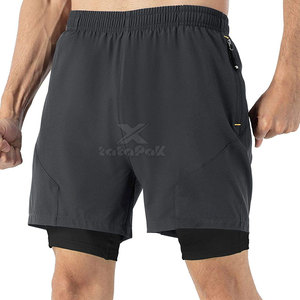 Pantalones Cortos Deportivos para Hombre, Transpirables, de Secado Rápido, en Tela de Lona, para Ciclismo, Running, Gimnasio y Actividades al Aire Libre - Product Image 4