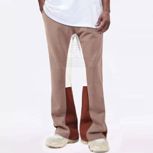 Fashion Design <b>Men's</b> Casual Lightweight Mid Waist Flare Baggy Sweatpants High Quality Customizable Plus Size 100% Cotton - Product Image 2