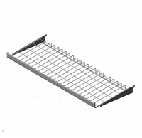 Vente directe usine – Étagère gondole métallique en L à 4 niveaux, présentoir classique 36Dx15Hx20W pour supermarché et minimarket