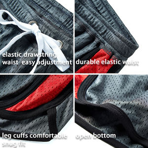 <b>Men's</b> Casual Breathable Silk Mesh <b>Shorts</b> Comfortable Gym Wear with Adjustable Waist Relaxed Fit <b>Knee</b> <b>Length</b> XS Size-Wholesale - Product Image 6