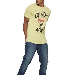 T-shirts personnalisés pour hommes, col rond, 100% coton, impression par transfert thermique, écologiques, tissu 180g, style streetwear - Product Image 3