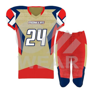 Meilleures ventes, uniforme de football américain pour hommes, vente en gros d'uniforme de football américain pour jeunes, uniforme de football américain bon marché - Product Image 1