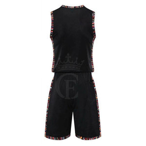 Conjunto de baloncesto impreso por sublimación de alta calidad, diseño de logotipo personalizado, uniformes de baloncesto transpirables para hombres - Product Image 2