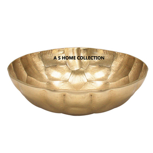 Bols décoratifs de luxe en métal personnalisés en or avec socle en marbre Bol de service le plus vendu et de haute qualité - Product Image 4