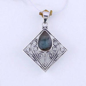 Colgante de labradorita hecho a mano 925 joyería de plata esterlina - Product Image 3