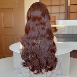 La mejor calidad 100% Peluca de cabello humano vietnamita Resalte los colores Pelucas delanteras de encaje Cabello virgen Grado Mezcla de cabello - Product Image 1