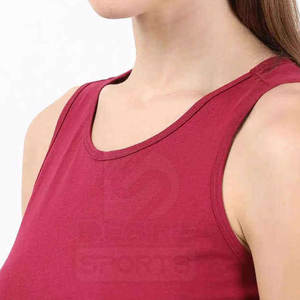 Nouveau débardeur femme 2026 de qualité supérieure, service OEM personnalisé, dernier design / Débardeur femme respirant couleur unie à séchage rapide et écologique - Product Image 6