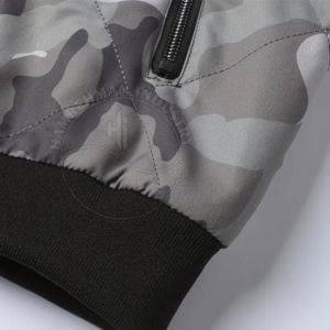 2024 o-cou Nylon Bomber veste hommes haute qualité intelligent décontracté haut fermeture à glissière vêtements d'hiver printemps toile tissu OEM Service - Product Image 6