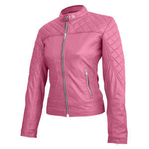 Hot Sale High Quality Women's Regular <b>Winter</b> <b>Leather</b> <b>Jackets</b> Knitted Custom Logo Fashionable - Product Image 2