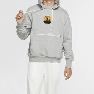 Sudadera con capucha bordada para hombre más vendida con mangas completas Ajuste cómodo y diseño sólido único Sudadera con capucha personalizada para invierno - Product Image 5