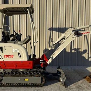 Takeuchi TB210R Mini Excavator 1.1T With Pilot Operated Joystick <b>Controls</b> Shipping Worldwide - Product Image 1