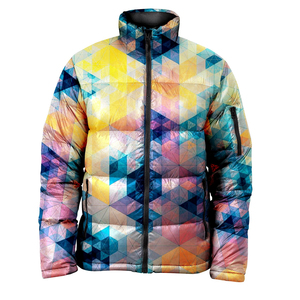 Chaqueta acolchada con cremallera Premium sublimada personalizada para hombre, chaqueta acolchada impermeable de moda de invierno fabricada en la parte superior - Product Image 1