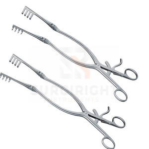 Rétracteur manuel en acier BECKMAN-ADSON pour laminoctomie, certifié CE par Surgiright Instruments - Product Image 6