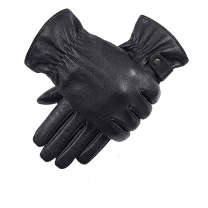 Gants de cyclisme et de conduite unisexes noirs en similicuir OEM, gants de course confortables, compatibles écran tactile, antidérapants, pour l'extérieur, été, personnalisables - Product Image 1