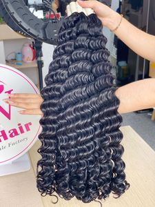 Vague d'eau en vrac cheveux humains 100% cheveux vierges bruts vietnamiens vente en gros faisceaux Extension de cheveux en vrac - Product Image 5