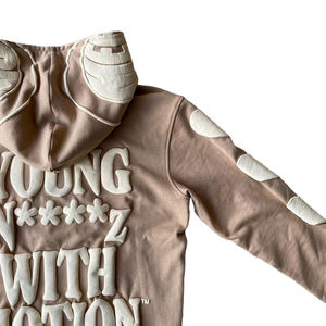 Pull à capuche à impression bouffante de haute qualité Sweats à capuche à la mode Conception 3D OEM ODM Personnalisation Broderie Vêtements décontractés Marque 3XL Polaire - Product Image 4