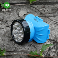 Lampe frontale LED puissante à éclairage réglable, économie d'énergie, rotative, batterie rechargeable, lampe torche frontale