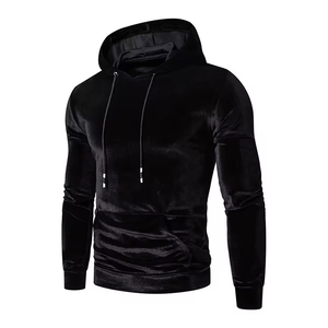 Nouvelle conception velours sweats à capuche hommes dernière sweat à capuche pour homme respirant Anti boulochage homme sweats à capuche avec conception personnalisée logo taille - Product Image 5