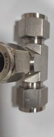 Raccords de compression à double ferrule en acier inoxydable 316 forgé à tête hexagonale pour tubes, 1/16"~1", raccord en T égal Swagelok pour tuyauterie