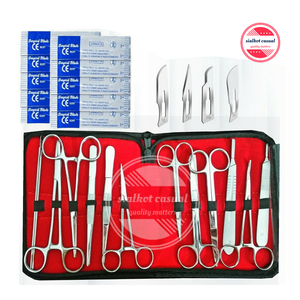 Kit de práctica de dissección médica, instrumentos de Laboratorio de Biología de acero inoxidable, 12 piezas - Product Image 1