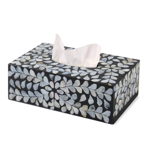 Caja de pañuelos de nácar con incrustaciones de fregona personalizable al por mayor accesorio de Decoración de mesa elegante para el hogar o el Hotel - Product Image 2