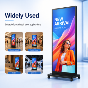 Schermo <span class=keywords><strong>LED</strong></span> P1.86 per Poster, Display Digitale Portatile per Interni, per Pubblicità in Negozi al Dettaglio - Product Image 3