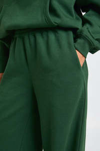 Pull-over surdimensionné en molleton 100% coton poids lourd Vêtement de survêtement pour femmes Vêtement d'hiver Couleur unie Ensemble 2 pièces pour femmes - Product Image 4