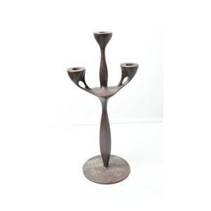 Sophisticated Classic Vintage Inspired Aluminum <b>Candle</b> Holder for Romantic Christmas <b>Dinner</b> Elegant Interior Decor - Product Image 3
