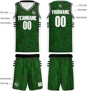 Uniforme de Baloncesto Unisex Reversible de Alta Calidad, Personalizado, con Patrón 3D, Sin Mangas, Transpirable, de Secado Rápido, Camiseta Deportiva - Product Image 3