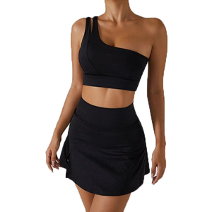 Conjunto de Sujetador deportivo de Yoga de cintura alta para mujer, ropa de gimnasio con estampado sólido, conjunto de Yoga estampado, servicio OEM disponible - Product Image 6