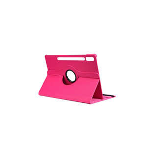 Étui de protection folio rotatif à 360 degrés Netzy, rose foncé, pour Samsung Galaxy Tab S9 FE Plus - Product Image 1