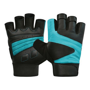 Nuevo logotipo personalizado hecho medio dedo guantes de levantamiento de pesas OEM servicio personalizado Unisex medio dedo guante de levantamiento de pesas - Product Image 1