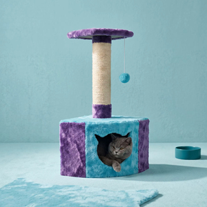 Warm Comfort <b>Cat</b> Scratcher – Cozy All-in-One <b>Cat</b> Bed & <b>Scratching</b> Pad, Self-Warming, Soft, Premium <b>Cat</b> Lounge 36*36*72 - Product Image 1