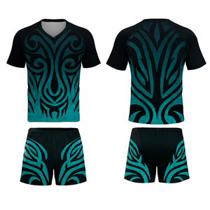 ชุดเครื่องแบบรักบี้วอลเลย์บอลแบบกำหนดเองชุดกีฬาโพลีเอสเตอร์100% แห้งเร็วระบายอากาศได้ดีชุดฝึกทีมพิมพ์โลโก้ได้ตามต้องการ - Product Image 5