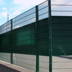 Pannello <span class=keywords><strong>per</strong></span> Recinzione di Alta Sicurezza in PVC Resistente con Vista Libera, <span class=keywords><strong>Rete</strong></span> Anti-Arrampicata 358 con Filo Spinato, Design Moderno con Pali in Acciaio al Carbonio - Product Image 1