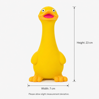 Jouet à mâcher pour chien en latex naturel interactif et couineur, écologique et biodégradable, pour les chiens agressifs