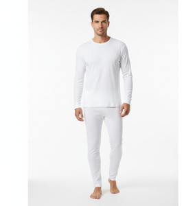 Traje Térmico Snowcraft Layer White para Hombre, Manga Larga, Tejido Transpirable que Retiene el Calor, Diseñado para una Comodidad Invernal Estable - Product Image 6