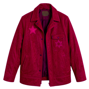 Men Sheriff Style Long Faux <b>Suede</b> Safari <b>Jacket</b> Western Vintage Dyed Stand Casual Fashion Slim Fit Winter Coat Waterproof Front - Product Image 6