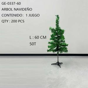 Sapin de Noël artificiel en pin de 60 cm avec branches flexibles et base autoportante pour décoration intérieure de Noël par ZAA Model Ge-0337- - Product Image 3