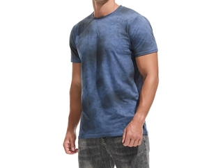 เสื้อยืดพิมพ์ลาย Ringer ระบายอากาศได้ดีสำหรับผู้ชายเสื้อผ้ายิมฟิตเนสพอดีตัวเสื้อยืดกีฬาเสื้อยืดอัดแน่นธรรมดาแห้งเร็วสำหรับผู้ชาย - Product Image 1