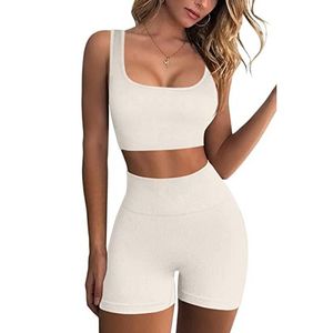 Ensemble de vêtements de sport pour femmes de haute qualité soutien-gorge et short de sport respirants avec logo personnalisé impression de style simple prix de gros - Product Image 6