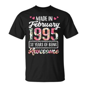 T-shirt floreale per il 30° compleanno, prodotta a febbraio del 1995. 30 anni di essere fantastici - Product Image 1