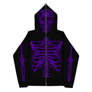 Sudaderas con capucha con cremallera completa superventas para hombres Sublimación de manga larga Sudaderas con capucha de gran tamaño para hombres adultos para invierno - Product Image 3