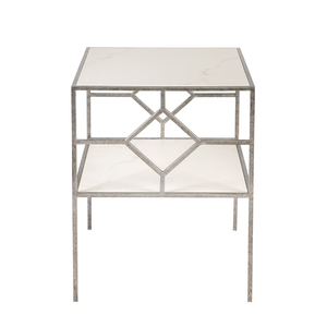 โต๊ะกาแฟสี่เหลี่ยมฐานเหล็กควอตซ์ดีไซน์สวยคงทนทนทานโครงสร้างตรงจากโรงงานผู้ผลิต - Product Image 5